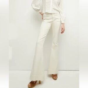 Veronica Beard Sheridan exaggerated flare high rise